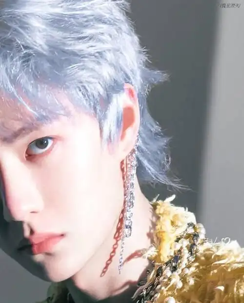 王一博银发撕漫感大片曝光和肖战是什么关系