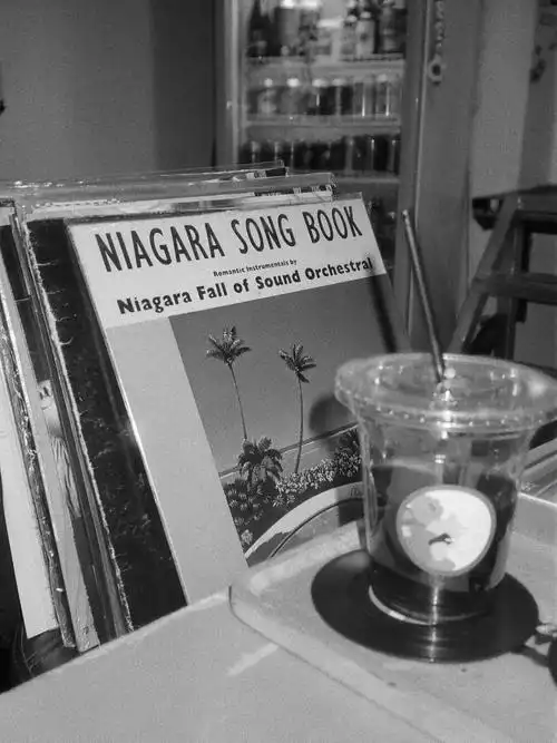 黑白胶片下的黑胶唱片