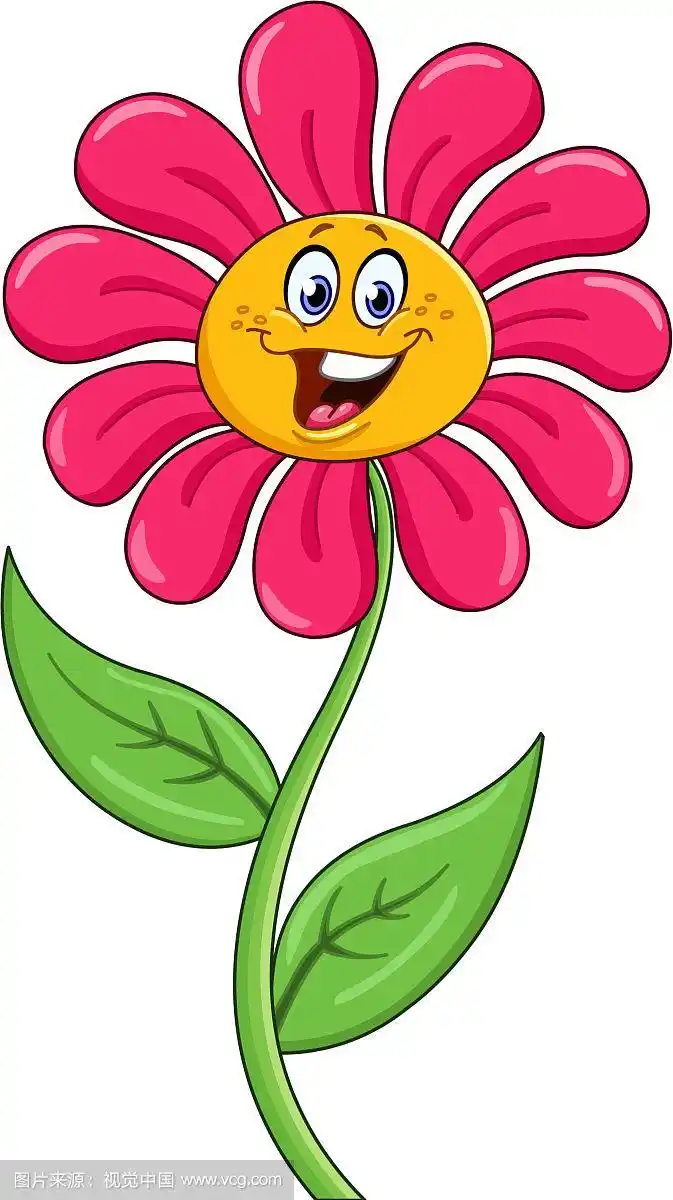 卡通花