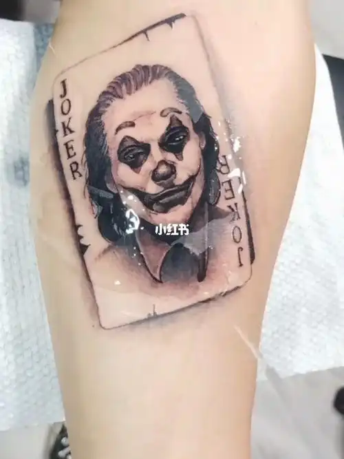 长沙纹身给客人纹的小joker