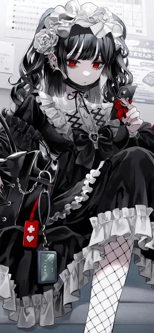 暗黑系,卡通动漫,动漫女生,二次元