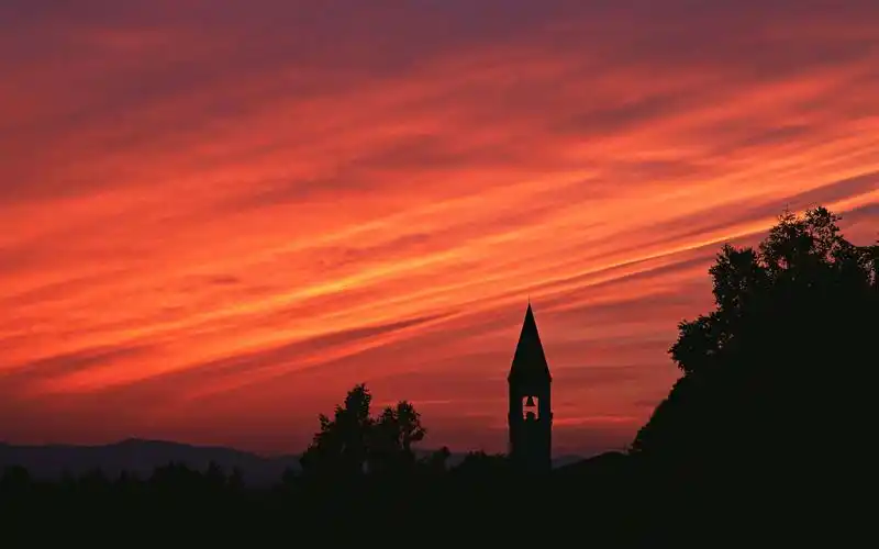 高清壁纸,风景壁纸,夕阳黄昏绚丽的晚霞美景壁纸