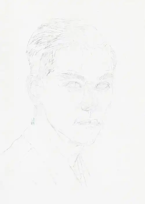 彩铅手绘彩色简笔画插画教程新手彭于晏超写实美术绘画