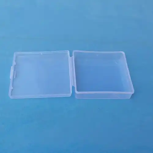 pp连体塑料盒,pp连体塑胶盒,小胶盒,塑胶收纳盒,正方形塑胶盒