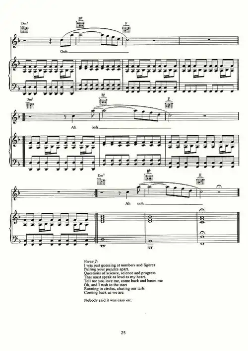 thescientist吉他谱