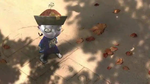 相比传统的僵尸,僵小鱼从外形到人物性格都十分呆萌,他自带腮红,桃心