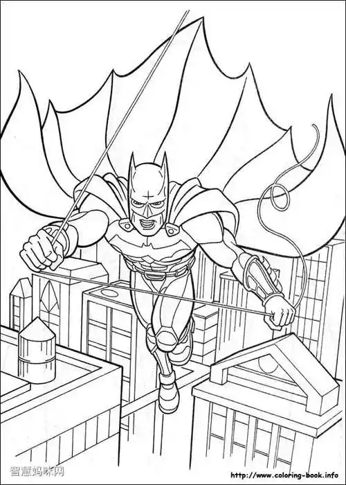简笔画图片-6蝙蝠侠电影线稿图-2最新图片中小学生心理健康日板报设计