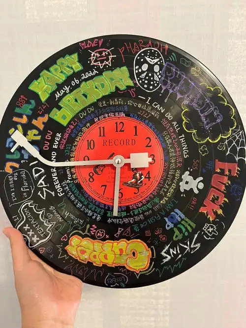 生日礼物  #黑胶唱片涂鸦  #法老  #capper  #xxxtentacion  #手绘