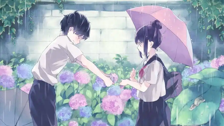 动漫冰果告白爱情壁纸