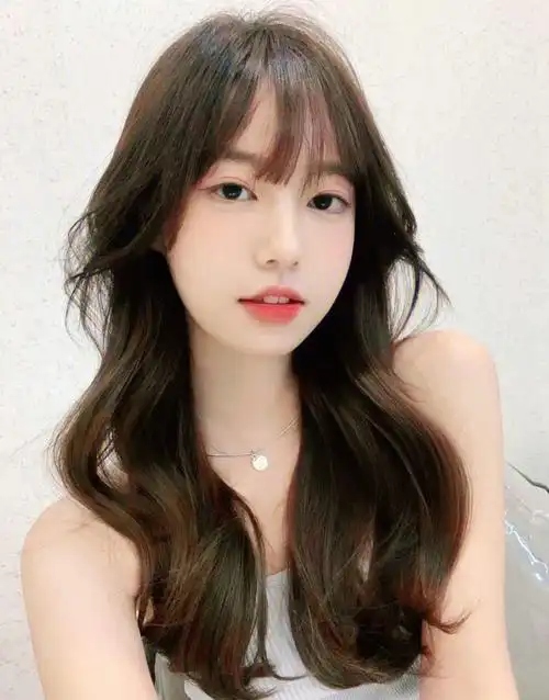 女生甜美减龄韩系气垫烫蓬松自然烫发发型别再烫小卷啦,直男一直好评