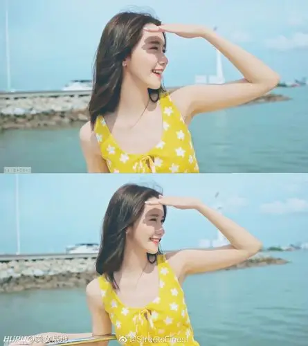 林允儿夏日里的黄裙仙女