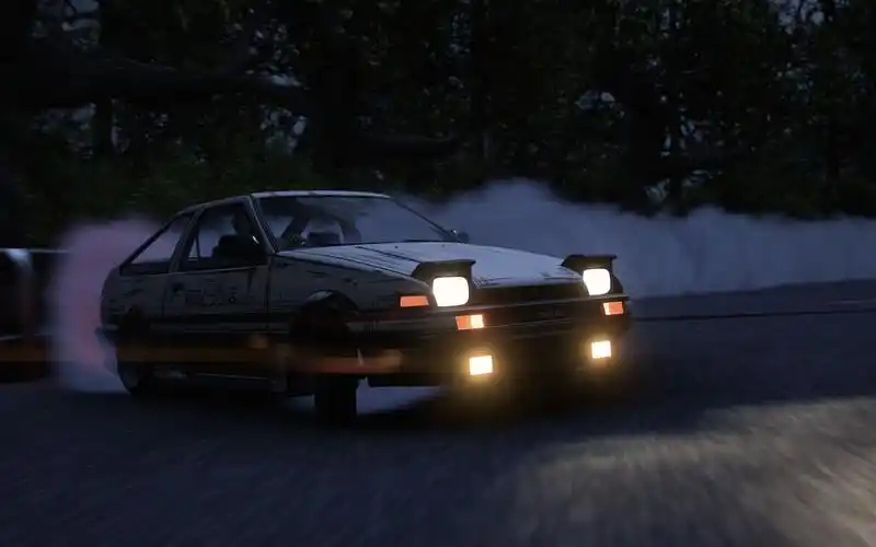 ae86挑战超强山路蓝图