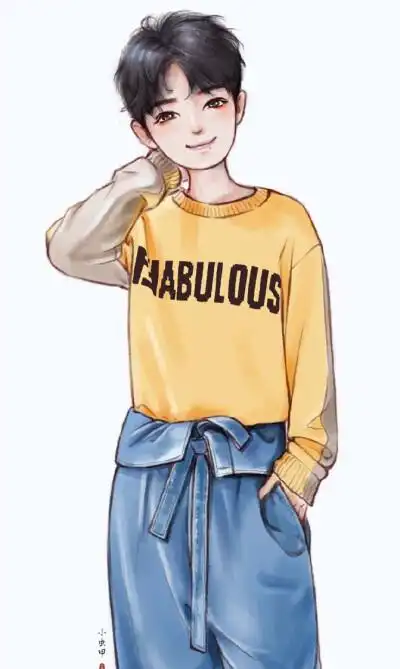 肖战手绘饭绘漫画