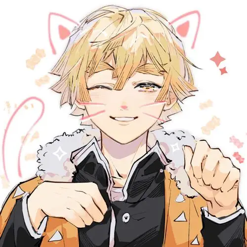 鬼灭之刃可爱善逸p站画师sustenid78576329