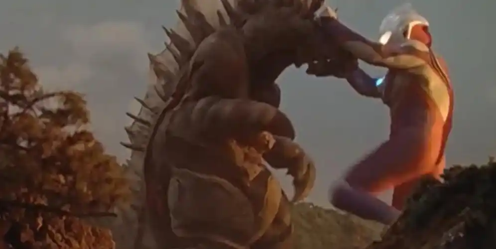 奥特曼中行走的生化武器!"屎兽"西利赞!大古被熏得放弃战斗!