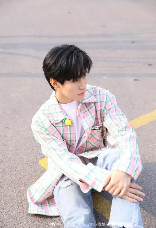 明星穿搭##明星同款##valeriaobbaco##vo##张真源##张真源粉色格子