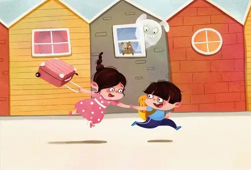 儿童节一起去玩 《你好小邻居》 儿童插画绘本