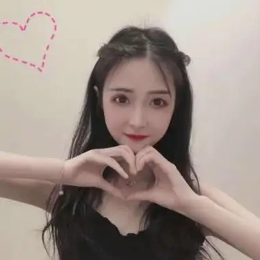 比心女生头像真人,比心女图像