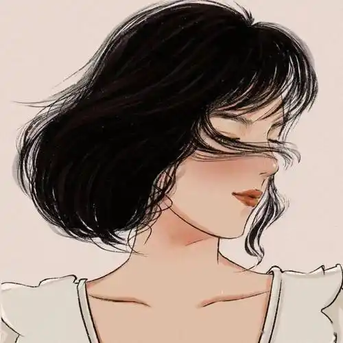 绝美手绘女生头像 | 隐藏野心 悄悄发光_微信_nice_恩赐