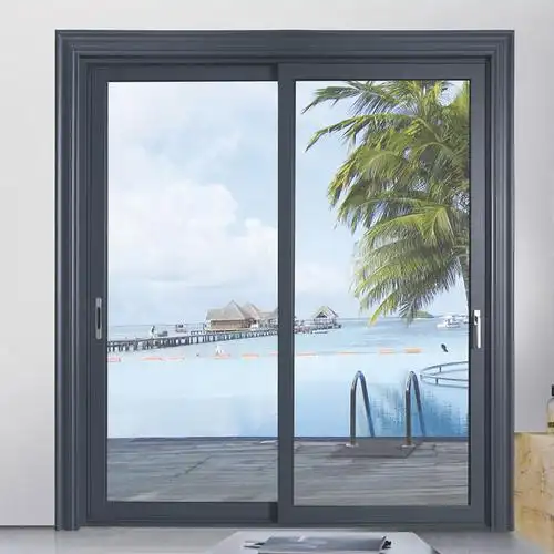 厂家定制 120高档隔音非断桥铝重型推拉门 阳台移动玻璃门平开门
