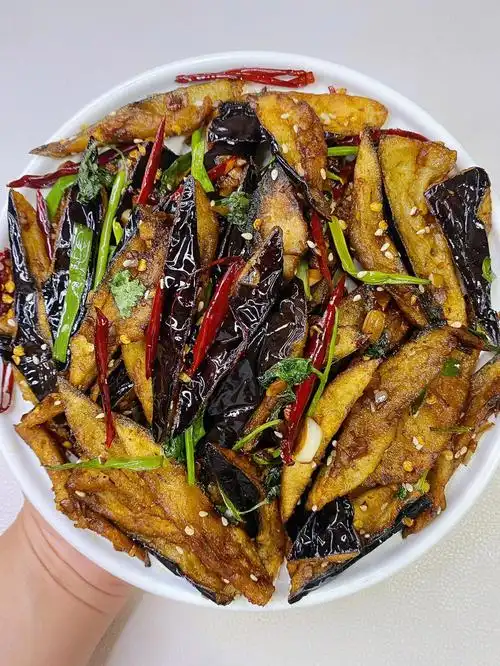 风味脆皮茄子做法简单居然这么好吃