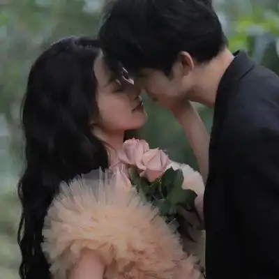 浪漫幸福情侣头像图片一对唯美情侣真人高清微信头像图片