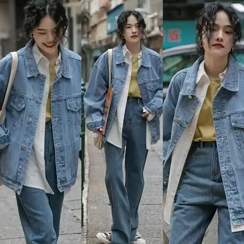 浅色牛仔外套怎么搭配什么裤子(浅色牛仔夹克的穿搭指南)-七百科