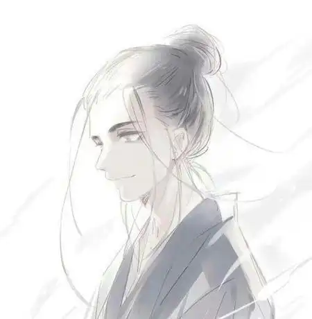 求男生动漫古风头像侧脸头像!