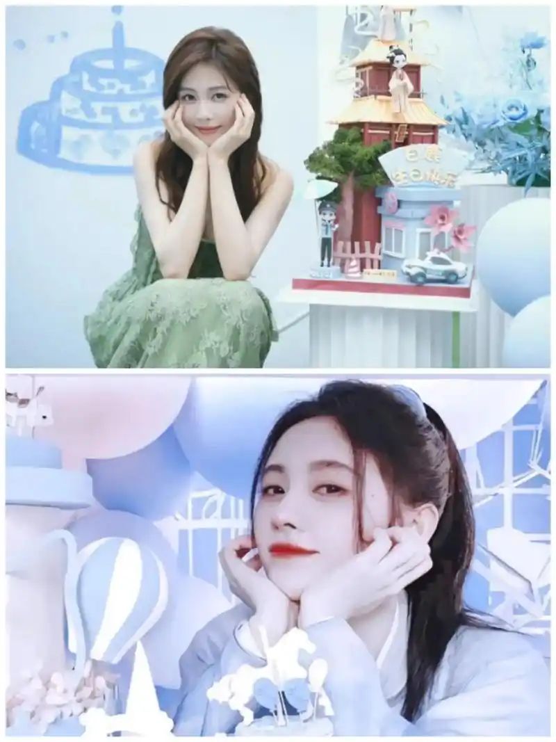 拿图吱一声适合做头像和背景图的白鹿和鞠婧祎照片