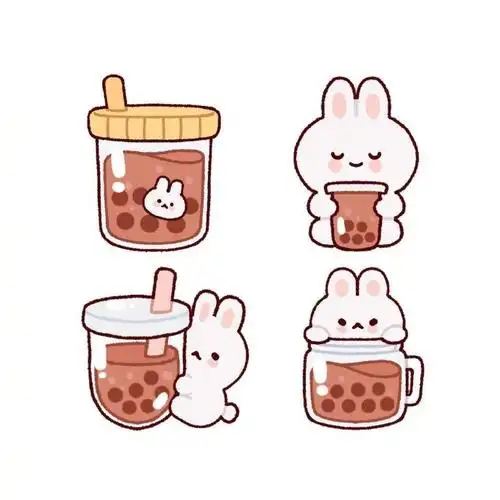 一些适合练手的可爱涂鸦~适合做手账或者胶带类的小插画,拿起笔不知道