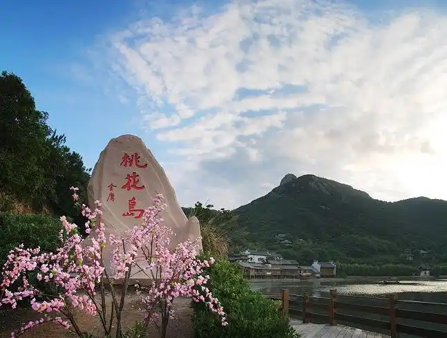 自然壁纸,风景,自然,风景,桃花,花朵迷人的桃花岛