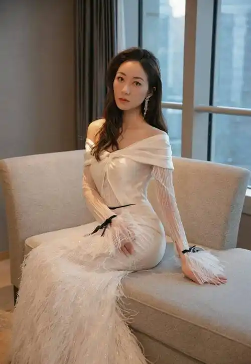 韩雪一身露肩白衣高冷气质写真_美得_网友