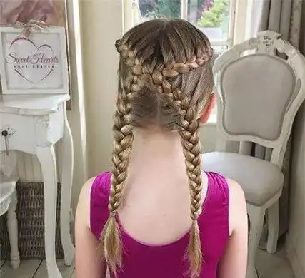 3-12岁小女孩发型花样编发,款款好看不重样!