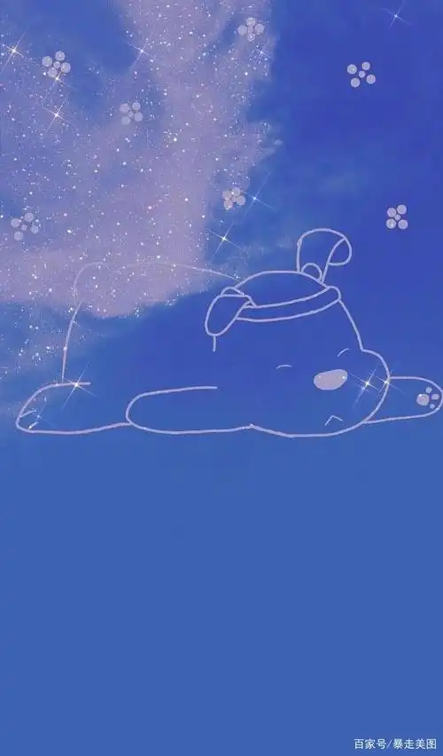 梦幻云朵插画壁纸