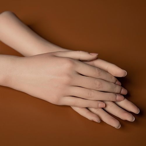 天弓 女人美女手模型真人倒模仿真硅胶绘画拍摄展示道具至臻假手内置