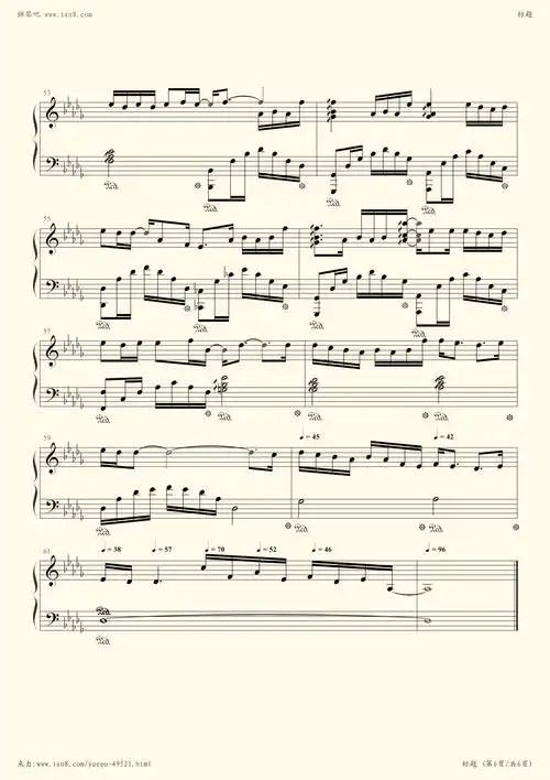 《不完美小孩,钢琴谱》左手丰富版,tfboys(五线谱 钢琴曲 指法)-弹吧|