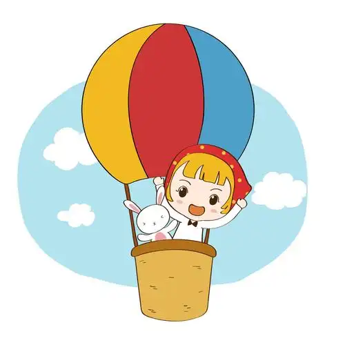 我们坐上热气球去我们想去的地方玩一玩吧