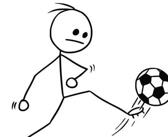 人物简笔画火柴人 第1页