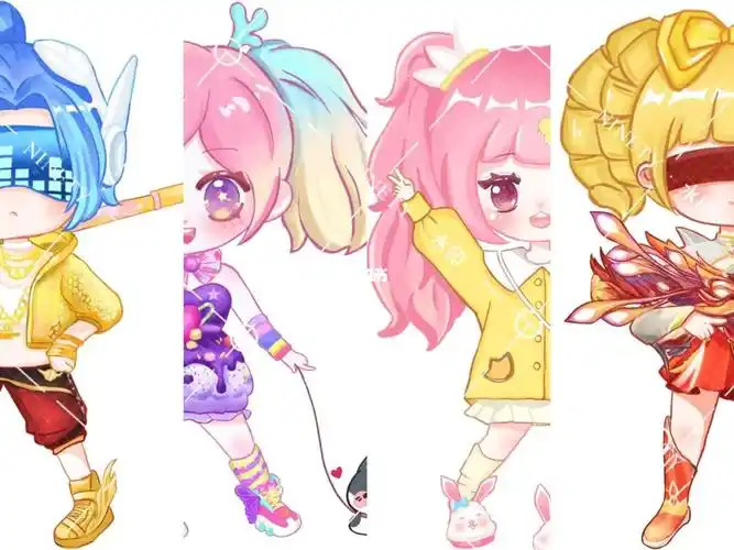 q版吃鸡头像ipad绘画q版