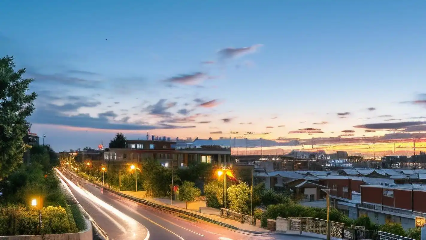 黄昏小镇街景壁纸精选🌆