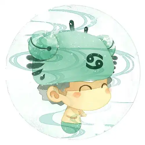 梁阿渣巨蟹座星座情侣头像