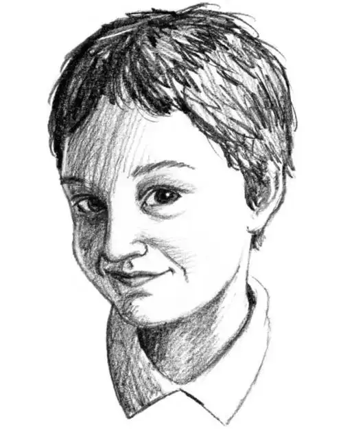 素描教程干干的货人物肖像的素描关键画法