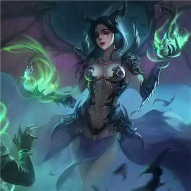 恶魔动漫头像女 高清好看的动漫女生图片冷酷恶魔头像_女生头像_美头