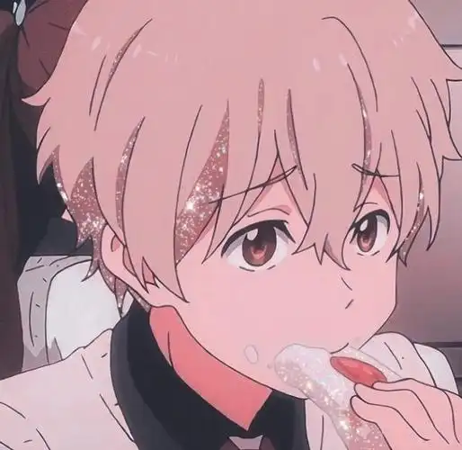 第160期动漫男头:呆萌可爱粉色系无水印男生头像