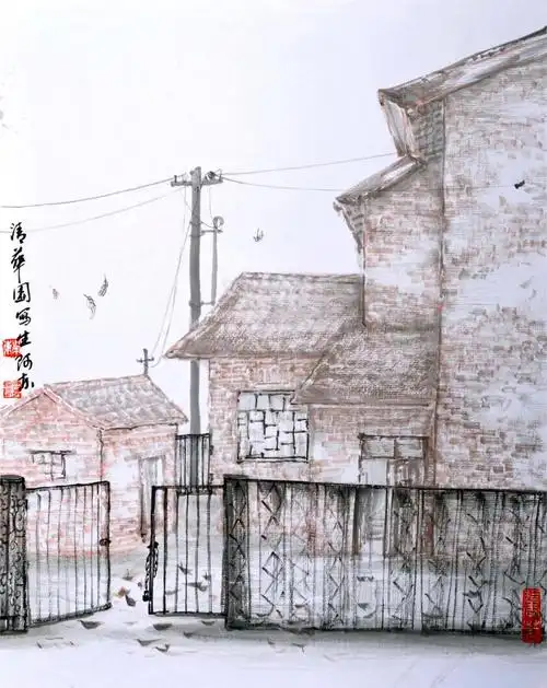 清华园的老房子作品欣赏