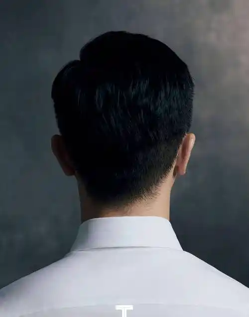 马龙的大背头好帅!