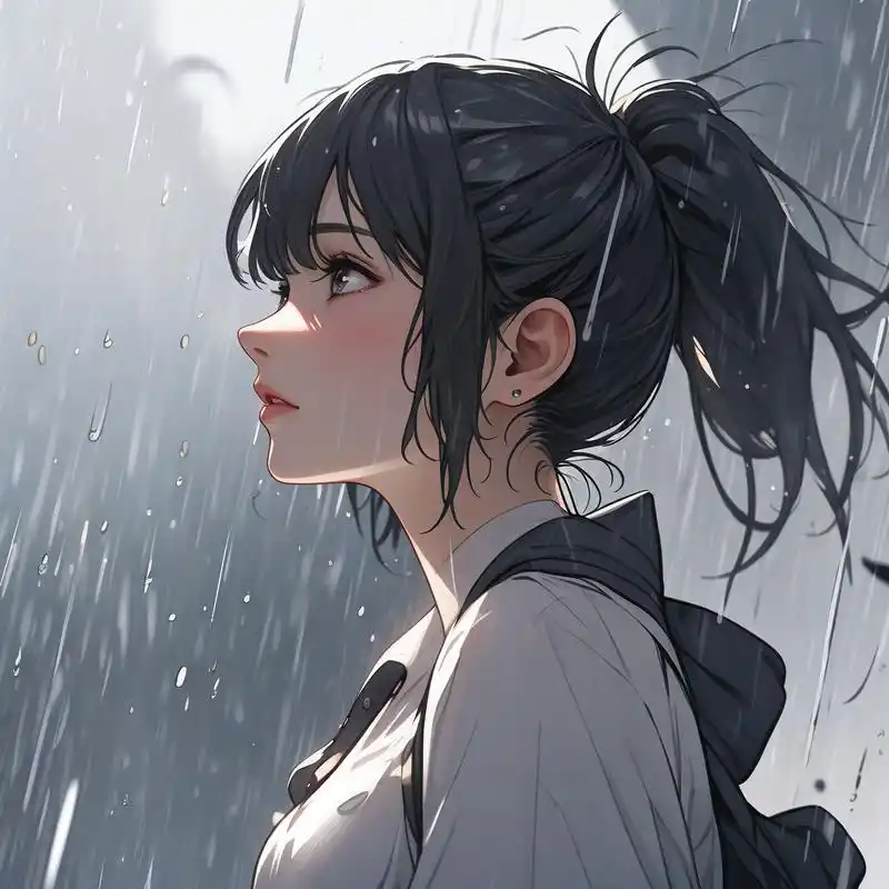 动漫女生优质伤感头像 每个女生心中都有一段故事,这些动漫头像就像是