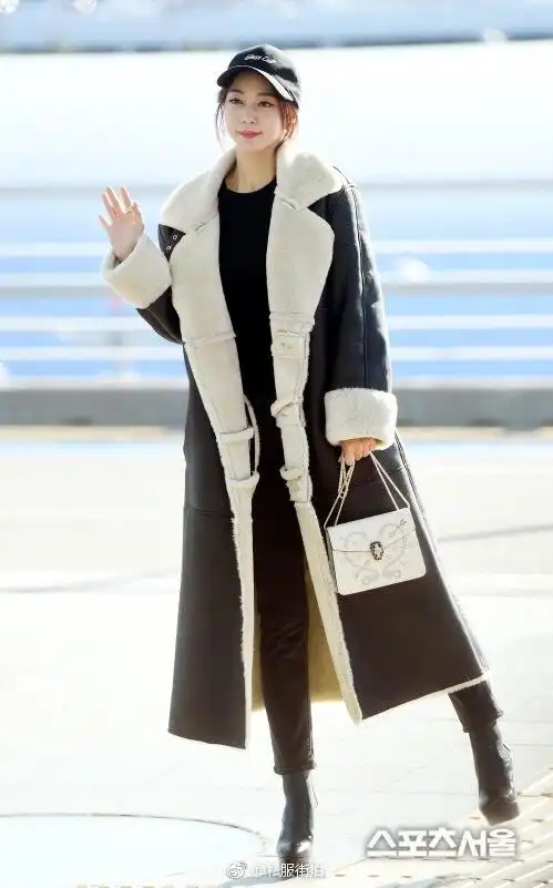 私服街拍之机场时尚# 韩艺瑟 仁川机场出
