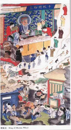 生前行善者,可升天堂,享富贵,生前作恶者,会受惩罚,下地狱