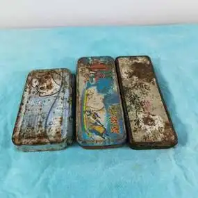 古董老物件收藏老式铅笔文具盒复古怀旧经典80后记忆装饰复古摆件